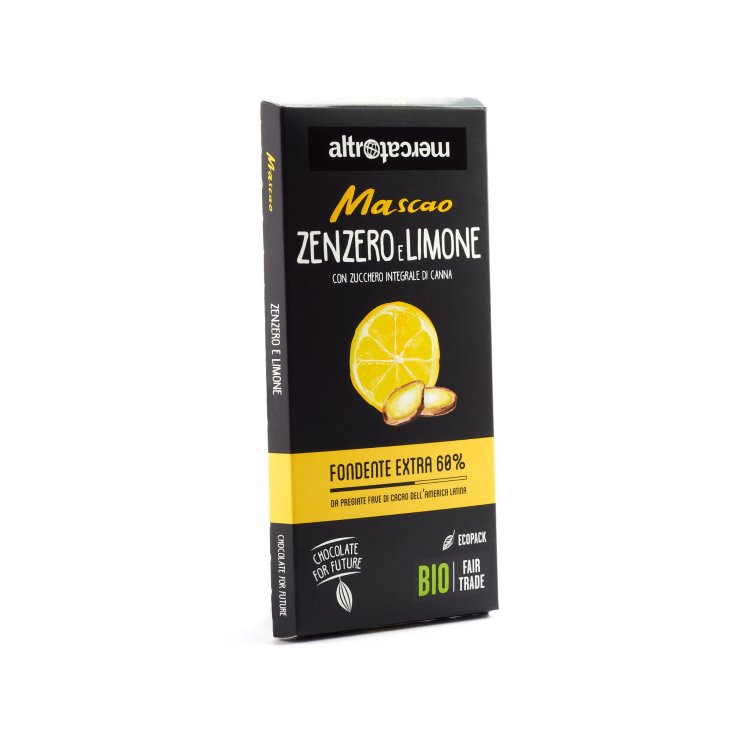 Cioccolato Mascao Fondente Zenzero e Limone 80g