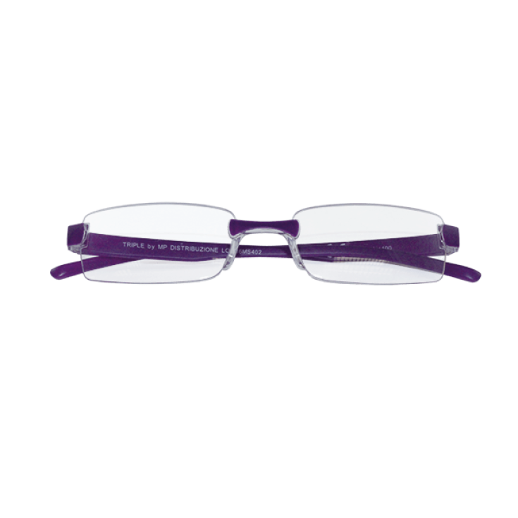 Occhiali Da Lettura Triple +2,00 Viola Twins Optical 1 Paio