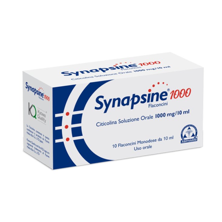 Synapsine 1000 Flaconcini Citicolima 1000mg/10ml ABPharm 10x10ml