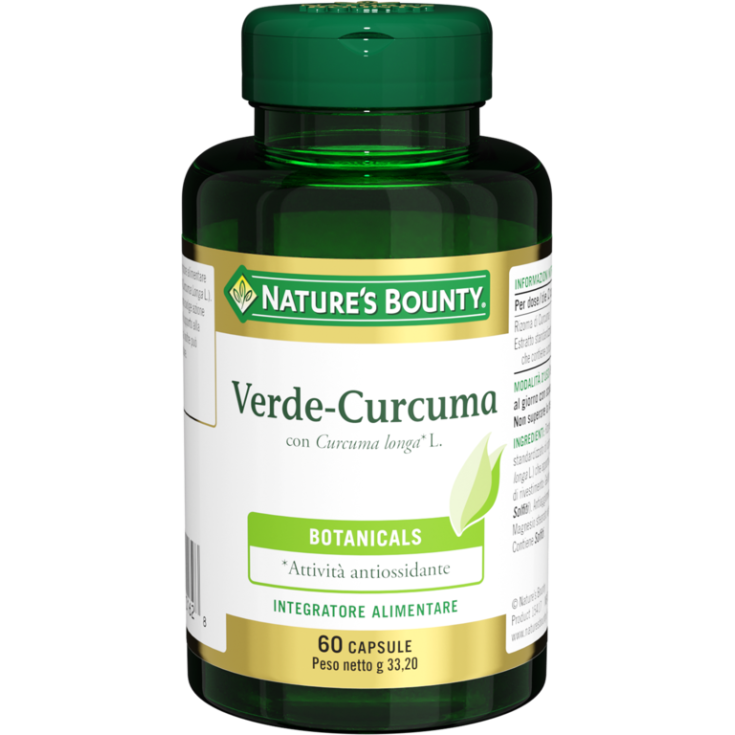 Verde-Curcuma Nature's Bounty 60 Capsule