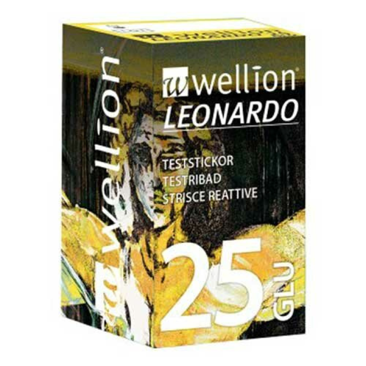Leonardo Test Strips Glicemia Wellion 25 Strisce Reattive