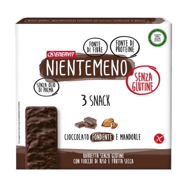 Nientemeno Cioccolato Fondente E Mandorle Enervit 3 Snack