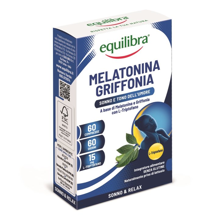 Melatonina + Griffonia Equilibra® 60 Compresse