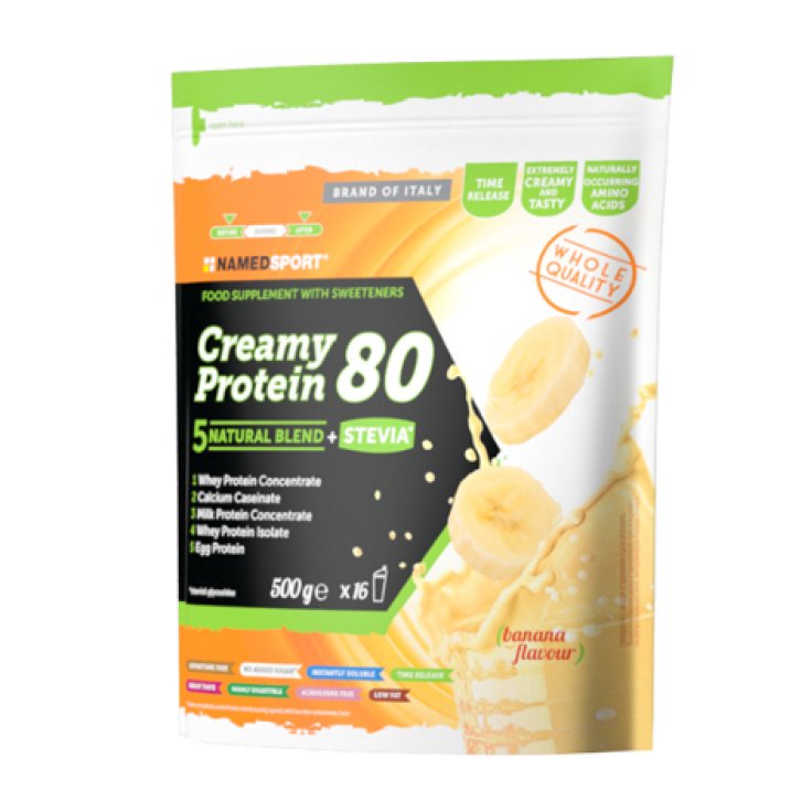 Creamy Protein 80 Banana NamedSport 500g