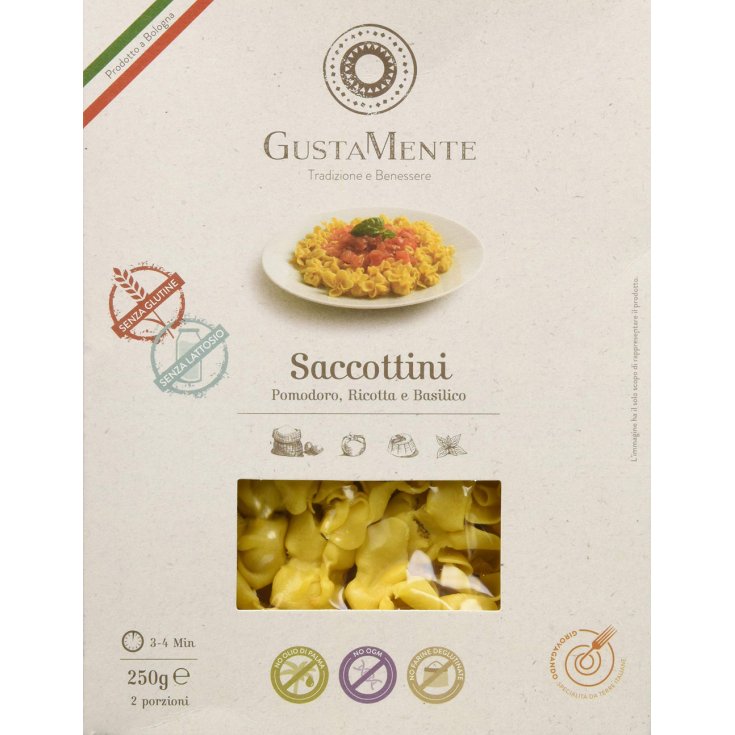 Saccottini Pomodoro Ricotta E Basilico Gustamente 250g