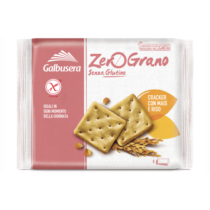 Zerograno Crackers Con Riso E Mais Galbusera 320g