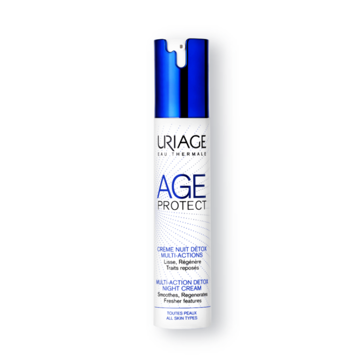 Age Protect Crema Notte Detox Multi-Azione Uriage 40ml