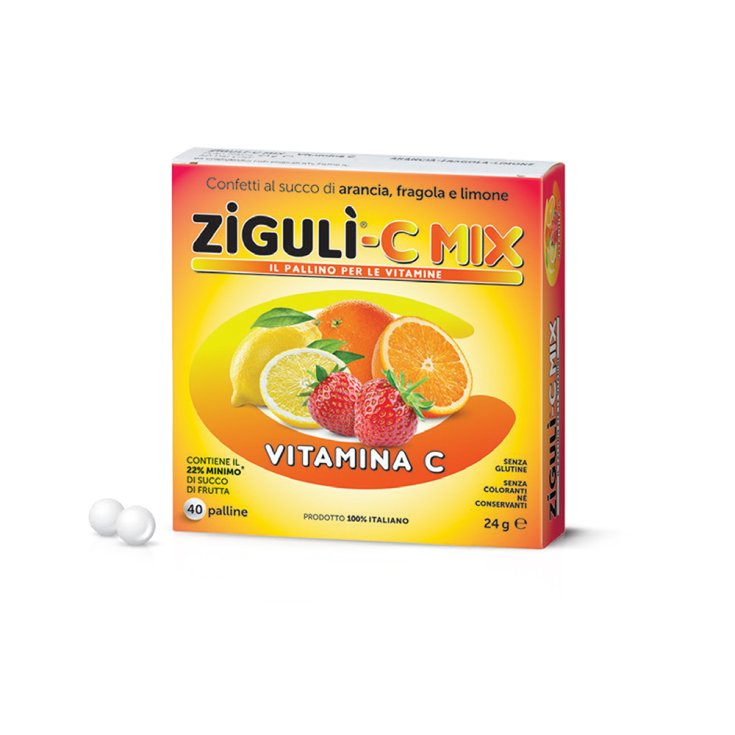 Falqui Ziguli-C Mix Vitamine 40 Palline 24g