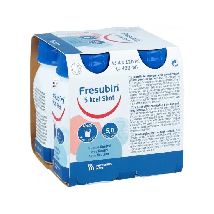 Fresubin® 5kcal Shot Neutro Fresenius Kabi 4x120ml