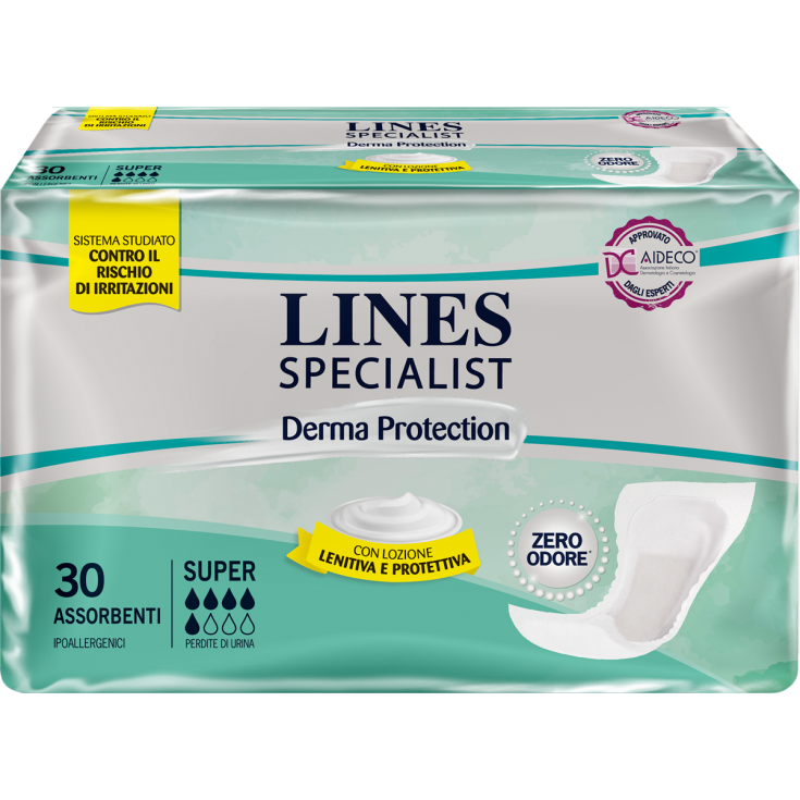 LINES SPECIALIST DERMA SAGOMATI SOTTILI SUPER 30 PEZZI