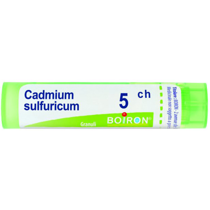 Cadmium Sulfuricum 5CH Boiron 80 Granuli