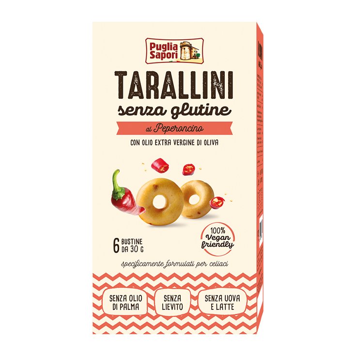 Tarallini al Peperoncino Puglia Sapori 6x30g