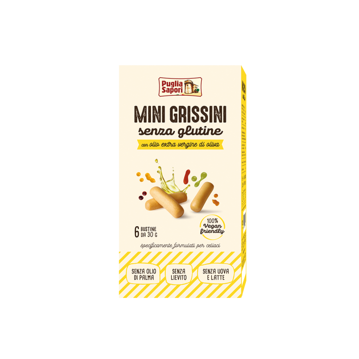 Mini Grissini All'Olio D'Oliva Puglia Sapori 6x30g