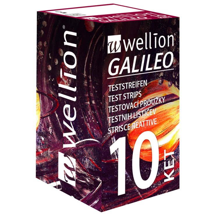 Galileo Ket Chetoni Test Strips Wellion 10 Strisce Reattive