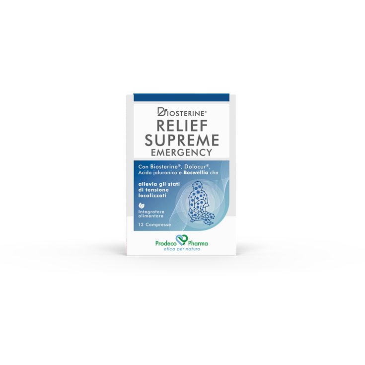 RELIEF SUPREME EMERGENCY BIOSTERINE 12 Compresse