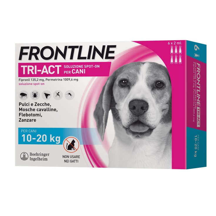 Frontline Tri-Act Cani 10-20Kg 6 Pipette