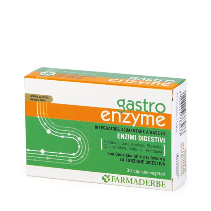 Gastro Enzyme Farmaderbe 30 Capsule Vegetali