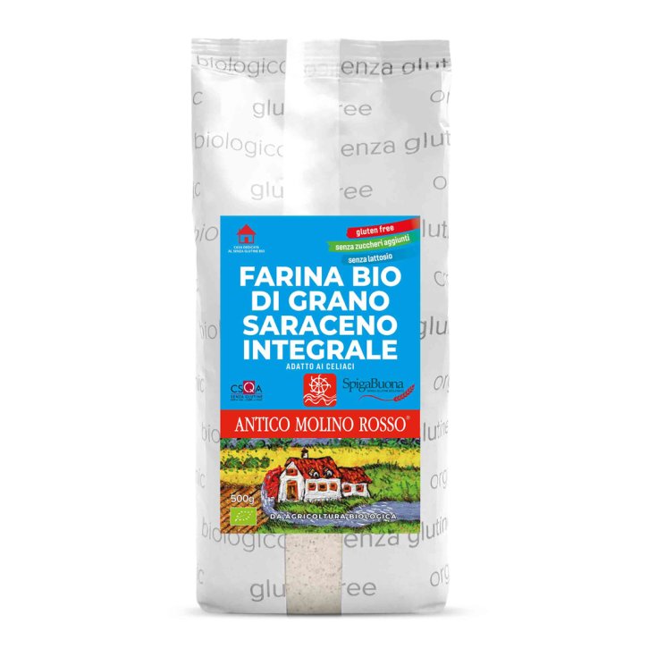 SpigaBuona® Farina Integrale Di Grano Saraceno Bio Senza Glutine Antico Molino Rosso® 500g