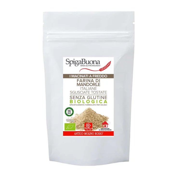 SpigaBuona® Farina Di Mandorle Italiane Tostate Integrali Bio Antico Molino Rosso® 150g