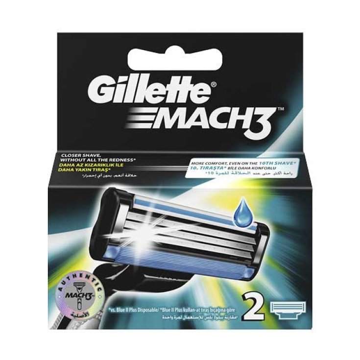 Gillette® Mach3 Standard 2 Lame di Ricambio