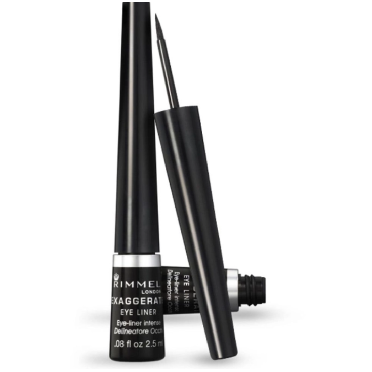 Eyeliner Liquido Exaggerate 001 Rimmel 2,5ml 