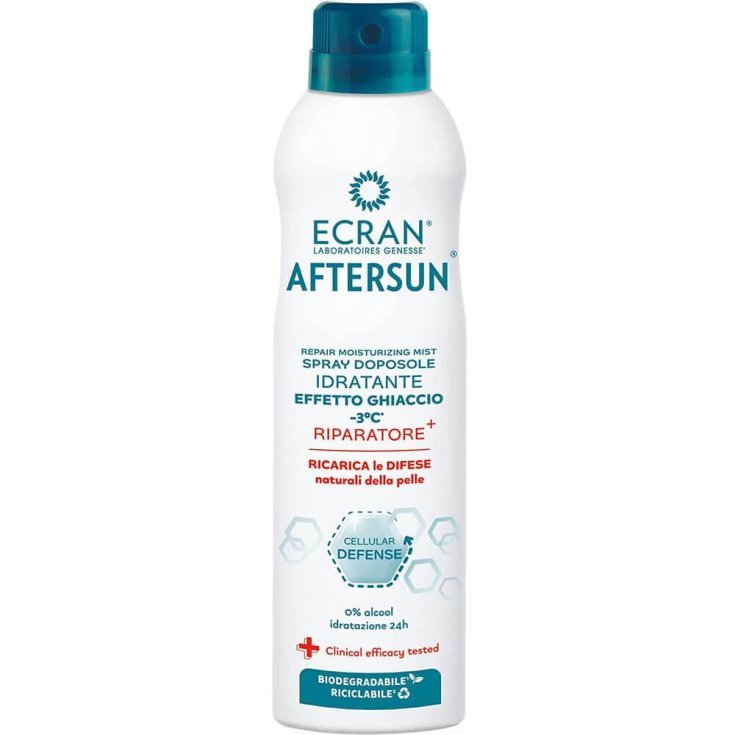 Spray Doposole Idratante Effetto Ghiaccio Ecran Aftersun 250ml