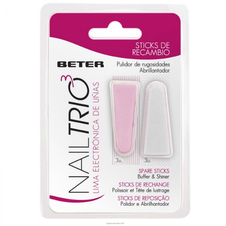Nail Trio Spare Sticks Electronic File BETER 1 Ricarica