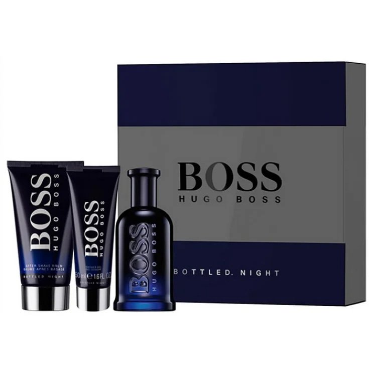 Boss Bottled Night Eau De Toilette Spray 100ml Hugo Boss Set 3 Parti 2018 Boss Bottled Night Eau De Toilette Spray 100ml Hugo Boss Set 3 Parti 2018