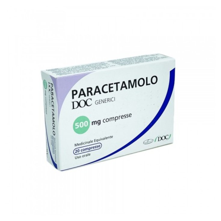 Paracetamolo 500mg DOC Generici 30 Compresse