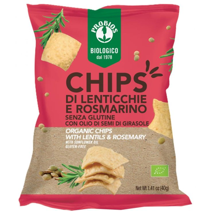 Chips Di Lenticchie E Rosmarino Probios 40g