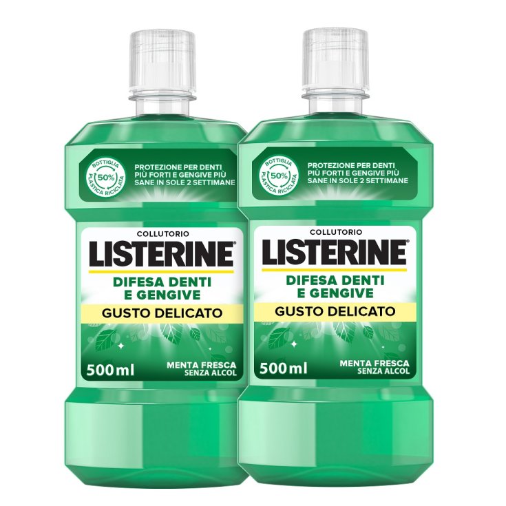 Listerine® Difesa Denti E Gengive Gusto Delicato 2x500ml