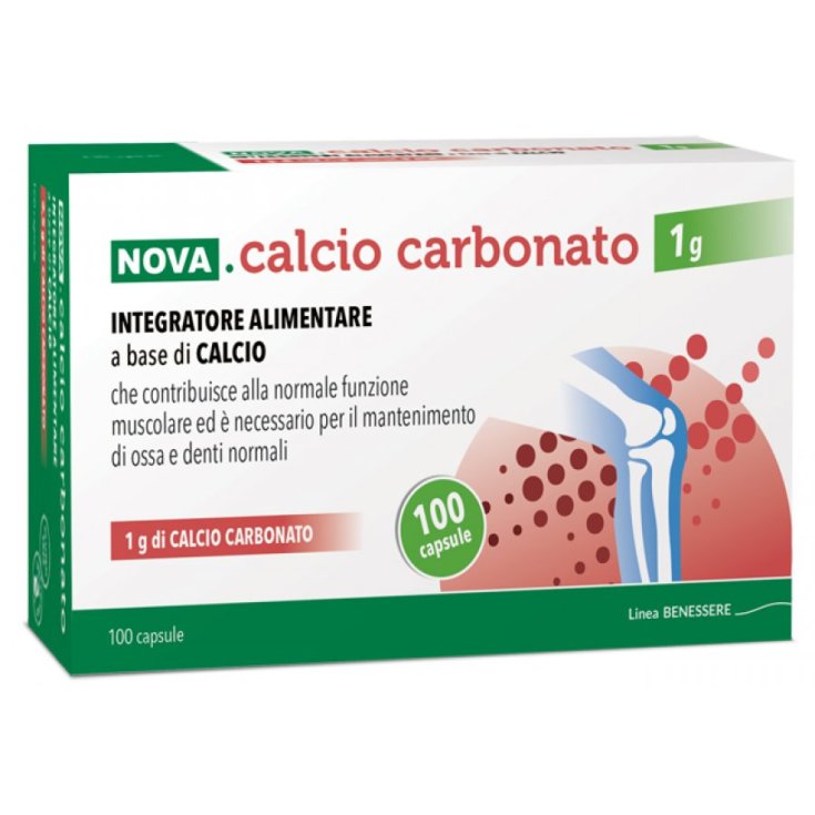 Nova. Calcio Carbonato 1g 100 Capsule