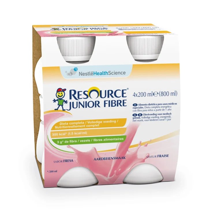 Resource® Junior Fibre Fragola NestléHealthScience 4x200ml