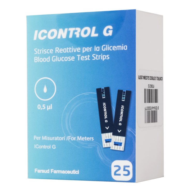 IControl G Strisce Glicemiche Farsud Farmaceutici 25 Pezzi