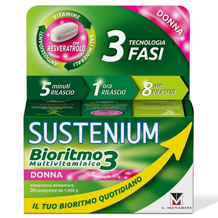 Sustenium Bioritmo 3 Donna Menarini 30 Compresse