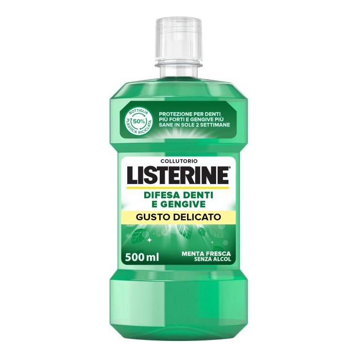 Listerine Difesa Denti E Gengive Gusto Delicato 500ml