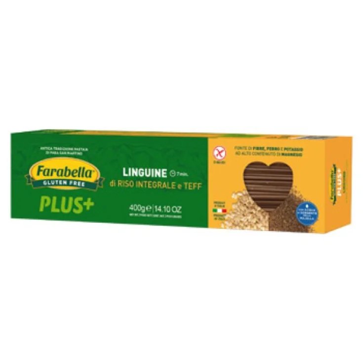 Plus+ Linguine di Riso Integrale e Teff Farabella® 400g