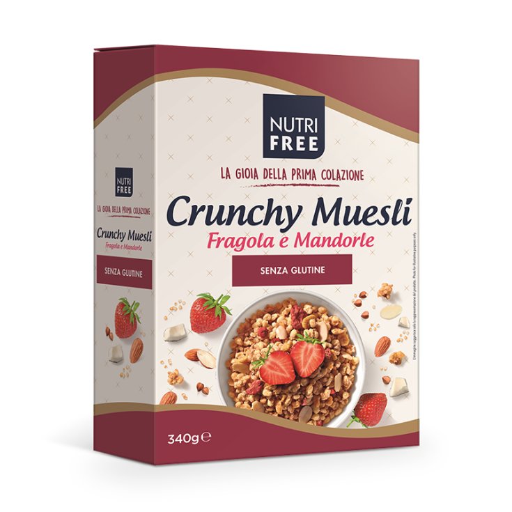 Crunchy Mix Fragola e Mandorle Nutrifree 340g