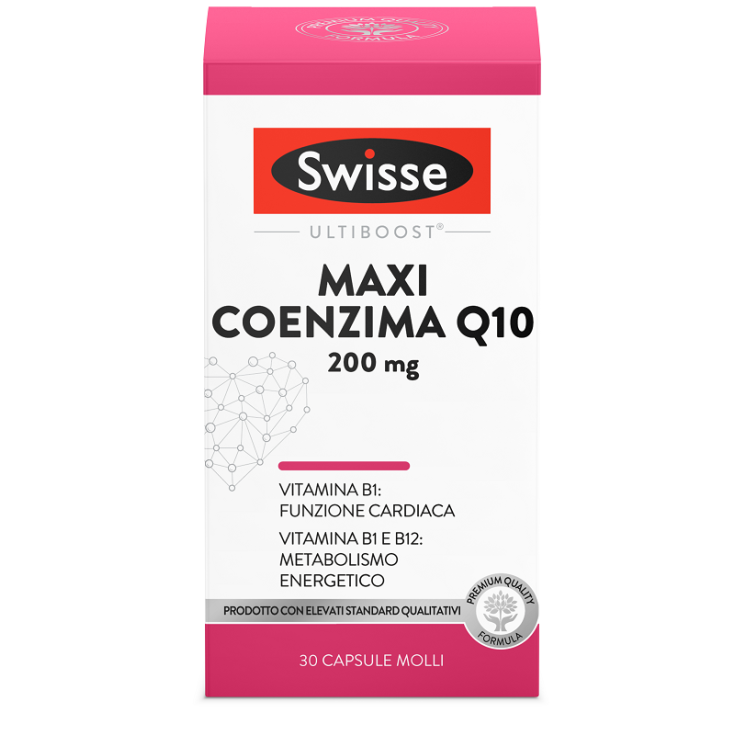 Swisse Maxi Coenzima Q10 Integratore Alimentare 30 Capsule