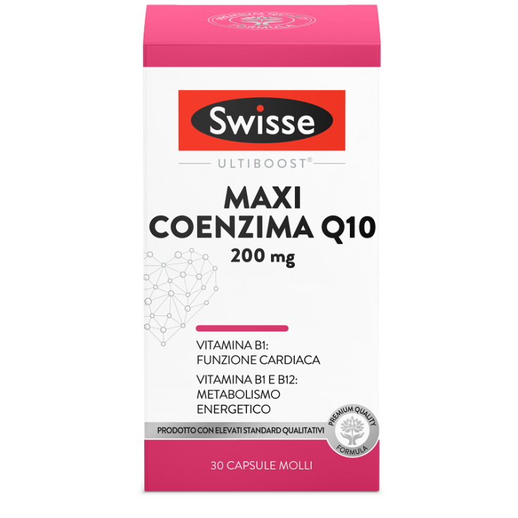 Swisse Maxi Coenzima Q10 Integratore Alimentare 30 Capsule