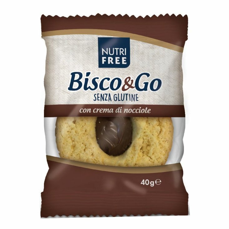 Biscotto con Crema di Nocciole Bisco&Go NutriFree 40g