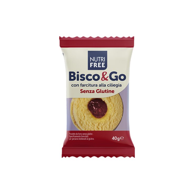 Biscotto Farcito Ciliegia Bisco&Go Nutrifree 40g