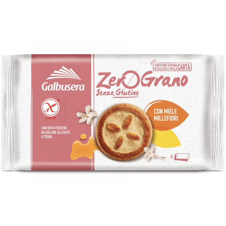 ZeroGrano Frollino Miele Millefiori Galbusera 220g