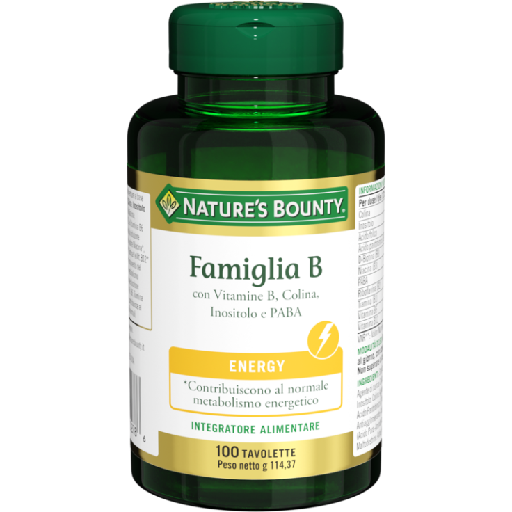 Famiglia B Nature's Bounty 100 Tavolette