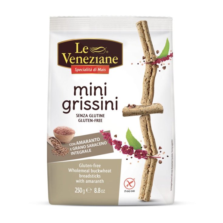 Minigrissini Amaranto e Grano Saraceno Integrale Le Veneziane 250g