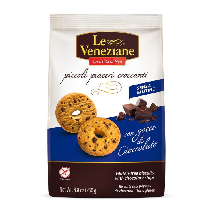 Biscotti Con Gocce Di Cioccolato Le Veneziane® 250g