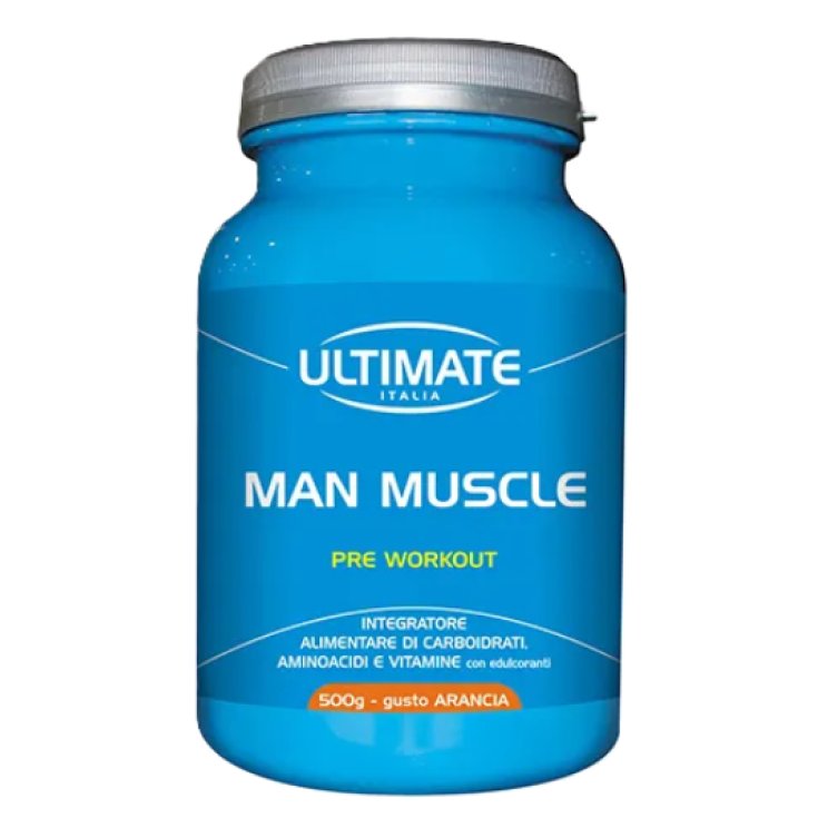 Man Muscle Pre Workout Arancia Ultimate 500g