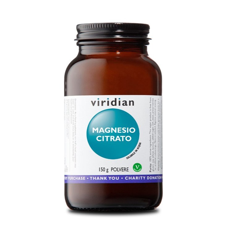 Magnesio Citrate Viridian Polvere 150g