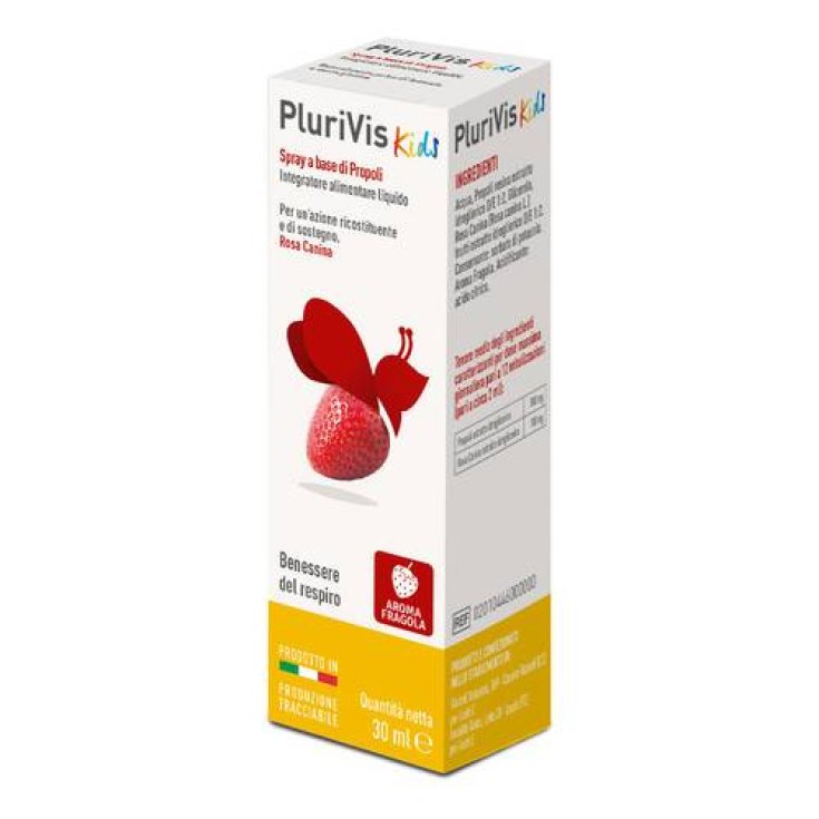 PluriVis Kids Spray Propoli Gusto Fragola Pikdare 30ml