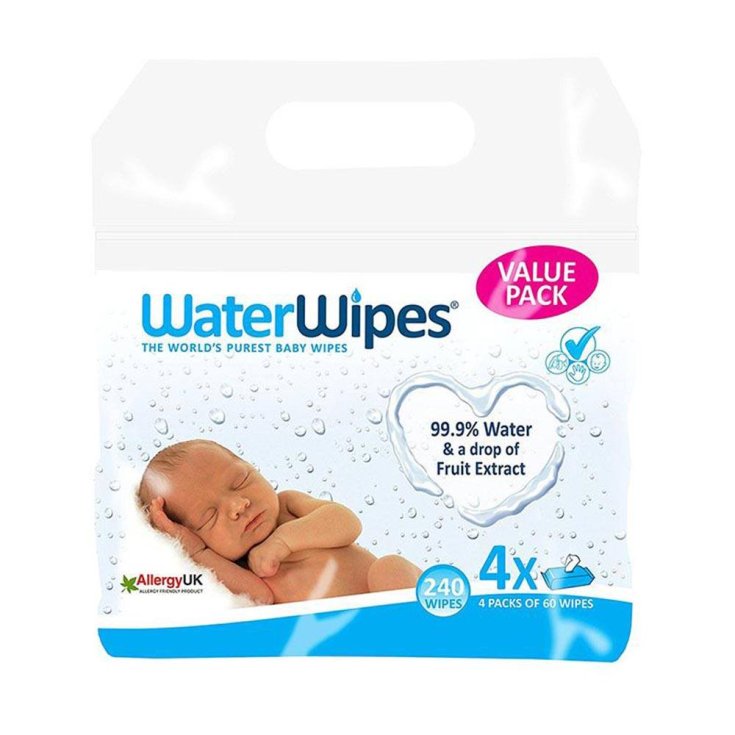 Salviette WaterWipes® 4x60 Pezzi